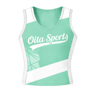Fabricante de Uniformes Deportivos sin Mangas Color Verde Menta, Ropa de Entrenamiento para Equipos, Ropa Deportiva Personalizada - Product Image 1