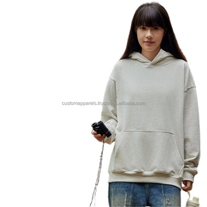เสื้อฮู้ดดี้หนา 340gsm สำหรับแบรนด์สตรีทแวร์ พรีเมียม ทรงโอเวอร์ไซส์ พร้อมพิมพ์ลายดิจิทัล - Product Image 4