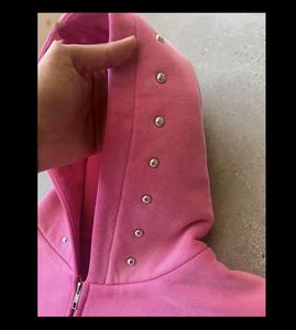 Sweat à capuche zippé pour homme, surdimensionné, de haute qualité, style vintage, effet délavé soleil et usé, délavé à l'acide - Product Image 6