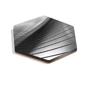 Trend Style Metal <b>Coasters</b> <b>Set</b> For Drink Placement Stylish Tabletop Guard - Product Image 1