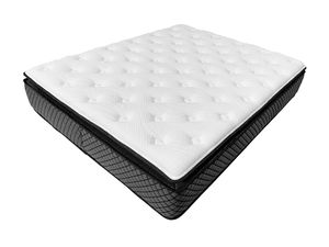 Colchón Híbrido de Látex y Espuma <span class=keywords><strong>Queendom</strong></span> Euro King Size, 10 Pulgadas de Grosor, Garantía de 10 Años, Diseño Moderno para Dormitorio y Sala de Estar - Product Image 4