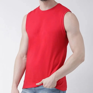 Custom Men's Shirts <b>Stringer</b> Tank Top Breathable 100% Cotton Fabric T Shirt Men Tank Top Sleeveless Quick Dry T-shirts - Product Image 3
