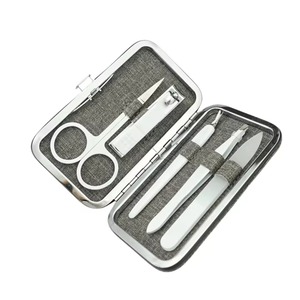 Kit de Manicura de 7 Piezas de Acero Inoxidable, Set de Cortauñas para Uso Diario, Herramientas Compactas de Pedicura y Cuidado Personal, Estuche de Viaje, Artículos de Belleza - Product Image 5