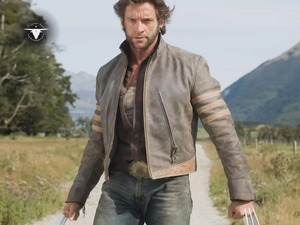 Wolverine Leather Jacket Distressed Brown Biker Jacket X-<b>Men</b> Origins <b>Cosplay</b> <b>Costume</b> <b>for</b> <b>Men</b> - Product Image 3
