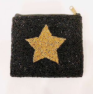 Fashion Handmade Beaded Coin <b>Pouch</b> Small Zipper <b>Mini</b> Wallet Ethnic Vintage Purse for Women At Best Price - Product Image 5