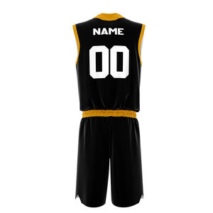 Vêtements de basket-ball imprimés en polyester 100% en gros, nouvelles arrivées, respirants, antibactériens, séchage rapide pour adultes - Product Image 3