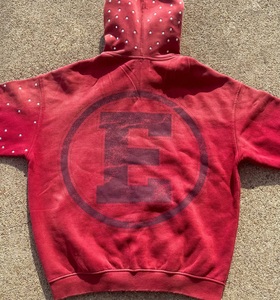 Custom Vintage Washed Rhinestone <b>Zip</b> Up Hoodie Oversized Heavyweight Graphic Full <b>Zip</b> <b>Hooded</b> Sweatshirt for Men Women - Product Image 4