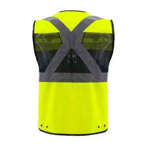 Gilet de sécurité pour ingénieurs, construction avec logo, bandes haute visibilité, gilet de signalisation réfléchissant pour hommes au Pakistan - Product Image 3