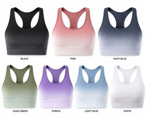 เสื้อชั้นในกีฬาสำหรับผู้หญิงแบบ Racerback รองรับแรงกระแทกสูง แผ่นรองถอดได้ ระบายอากาศได้ดี ผลิตจากผ้า Spandex/Polyester เป็นมิตรต่อสิ่งแวดล้อม ตกแต่งด้วยผ้าตาข่าย - Product Image 6
