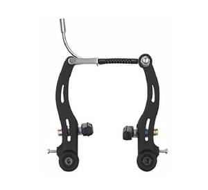 ชุดคาลิปเปอร์เบรกวีเบรกสำหรับจักรยานเสือภูเขาแบบทนทาน ชุดเบรกหน้า/หลัง อลูมิเนียมอัลลอยด์ พร้อมอุปกรณ์เสริม สายเบรก และผ้าเบรก - Product Image 2