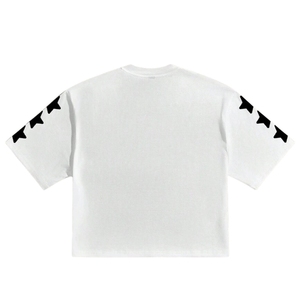 Camiseta Gráfica Personalizada Extra Grande, 100% Algodón Ecológico, Transpirable, Estilo Urbano, con Estampado 'Walk with God', Hip Hop, Fabricante OEM - Product Image 6