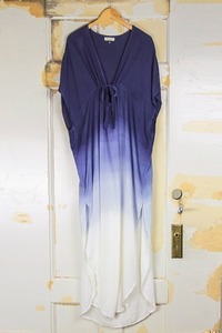 Vestido Kaftán de Playa Ecológico y Transpirable de Viscosa/Poliéster con Cuello en V para Mujer, Trajes de Baño y Ropa de Playa - Product Image 2