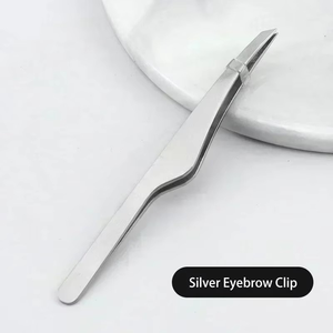 Prix de gros, pinces à épiler de haute qualité pour salon, ensemble de pinces à épiler en acier inoxydable, pointues et inclinées, écologiques, réutilisables, outil de beauté - Product Image 4