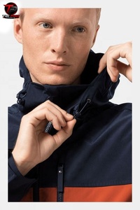 <b>Men's</b> Waterproof Windproof Breathable Polyester/Cotton <b>Jacket</b> <b>Lightweight</b> Outdoor Casual Zip-Up Hooded Winter Outerwear - Product Image 4