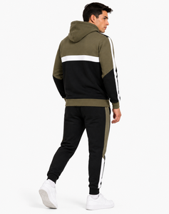 เสื้อฮู้ดซิปหน้าผู้ชาย SINEWY ทรงโอเวอร์ไซส์ มีกระเป๋าหน้า ผ้าฝ้ายผสมโพลีเอสเตอร์ เนื้อเฟรนช์เทอร์รี่ ปักลาย สวมใส่สบายๆ ในฤดูใบไม้ร่วง - Product Image 4