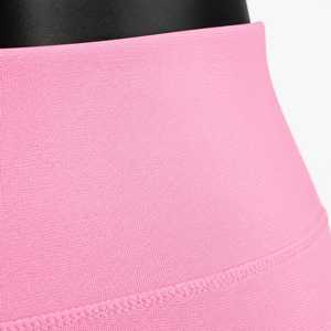 Leggings roses unis taille haute longueur intégrale sans coutures extensibles en maille pour femme – Style basique toutes saisons - Product Image 5