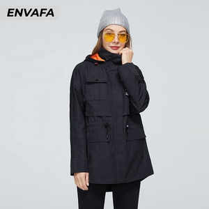 Chaqueta Cortavientos Personalizada con Logotipo, Chaqueta Cortavientos Impermeable Popular en el Oeste, Chaqueta Nueva de Moda Casual para Mujer de Primavera - Product Image 1