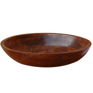 Cuenco de servicio de madera de calidad superior de larga duración para el hogar, restaurantes, hoteles, usos al aire libre e interiores para fiestas - Product Image 5