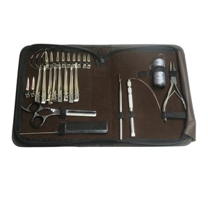 Professional Hair Extension Tool Kit <b>Set</b> with <b>Pliers</b> Loop Needle Clips & Sectioning Tools Salon Hair Extension Installation Kit - Product Image 2
