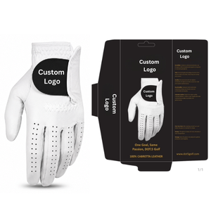 Guantes de Golf de Piel de Cabretta de Primera Calidad para Mano Derecha, Antideslizantes, para Deportes al Aire Libre, con Logotipo Personalizado y Embalaje - Product Image 5