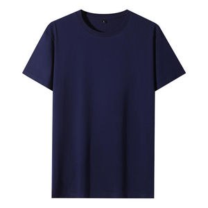 Nouveaux t-shirts décontractés en coton pour hommes, tissu confortable, t-shirt à manches courtes 100% coton pour hommes - Product Image 2