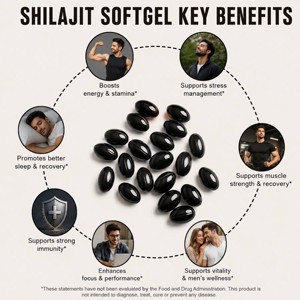 Cápsulas de Shilajit del Himalaya de Marca Privada, Cápsulas de Extracto de Shilajit Natural Purificado para Energía y Vitalidad - Product Image 4