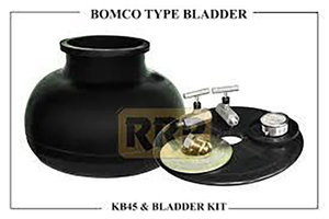 Amortisseurs de pulsations en caoutchouc NBR KB45 haute performance, kits complets de vessies, meilleure qualité, pour utilisation dans le forage de puits pétroliers, couleur noire - Product Image 3