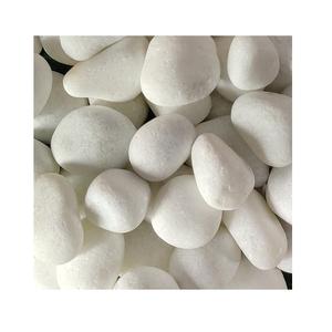 Galets de marbre blancs pour la construction, la décoration de jardins, les allées et la conception de fontaines d'eau, disponibles à l'exportation - Product Image 2