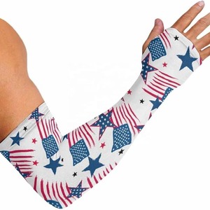Mangas de protección UV unisex, transpirables, de secado rápido, resistentes al agua, de medio dedo, de elastano/poliéster, ecológicas, para deportes al aire libre - Product Image 3