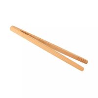 Ustensiles de cuisine écologiques, pinces à nourriture en bois robustes avec aimant, pince à pain au design moderne pour la maison et la grille-pain