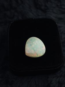 Opale de feu naturelle éthiopienne, taille ovale, cabochon, multicolore, éclatante, pierre précieuse en vrac, certifiée IGI, sans traitement, pour la joaillerie - Product Image 3