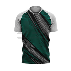 JAMEZ SPORTS Camisetas Unisex de Manga Corta con Cuello en V, 100% Algodón, Transpirables, de Secado Rápido y Antibacterianas - Cada Latido del Corazón Cuenta con un Espíritu de Juego - Product Image 1