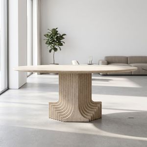 Daystar Trade, Muebles de Comedor de Lujo Ecológicos Personalizados, Mesas de Comedor Modernas de Mármol para 4 Personas con Patas de Madera, para Uso en Hoteles - Product Image 2