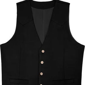 Chaleco de Motocicleta de Cuero Genuino Transpirable de Diseño Personalizado de Calidad para Hombre, Ropa Exterior sin Mangas para Motociclistas - Product Image 1