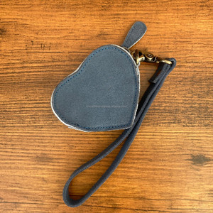 กระเป๋าสตางค์หนังแท้มีซิปขนาดเล็กสำหรับผู้หญิงกระเป๋าหนังนิ่มลายหัวใจมีซิปสำหรับผู้หญิงแฟชั่น - Product Image 5