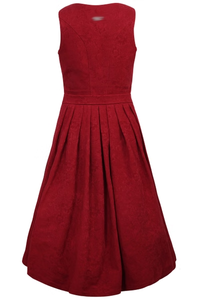 Women's A-Line Midi <b>Dress</b> Sleeveless Scoop Neck Satin With Belt <b>Elastic</b> Waist Casual Daily Wear Solid Color Flared Hem - Product Image 6