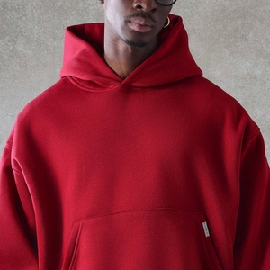 Sweat-shirts à capuche surdimensionnés pour hommes, 100% coton, design décontracté, mode décontractée et vêtements d'extérieur, parfaits pour les journées froides - Product Image 3