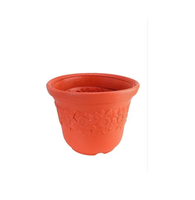Maceta Sunny Pot de 5 Pulgadas, Ligera, Duradera, Ecológica, de Plástico, Estilo Vintage/Moderno, Decorativa, para Interiores y Exteriores, Mini Maceta
