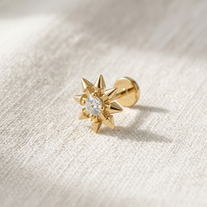 Pendientes de Oro de 18K con Diamantes Redondos Certificados por IGI, Joyería Moderna para Mujer, Regalo para Bodas y Fiestas - Product Image 4