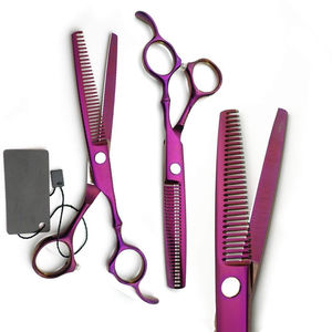 Ciseaux de coiffure professionnels en acier inoxydable 4Cr13 à pointe arrondie, ciseaux à effiler légers et durables - Product Image 1