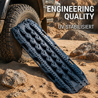 2 planches de traction tout-terrain robustes en plastique de 70 cm pour le sauvetage d'urgence des voitures, adaptées aux SUV 4x4, au sable, à la boue et à la neige