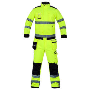 High Visibility <b>Waterproof</b> Breathable Windproof Needle Detection Customizable Safety Unisex <b>Work</b> Coverall - Product Image 4
