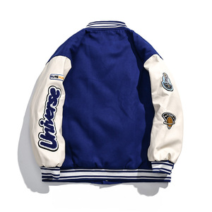 Chaqueta Varsity Exclusiva de Lana y Cuero de Alta Calidad, Maqueta Gratuita, Sin Pedido Mínimo, Chaqueta Letterman Premium, Colección de Parches de Chenilla - Product Image 3
