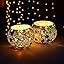 Handcrafted Mosaic <b>Glass</b> Candle Holder Decorative Tea <b>Light</b> Votive Bowls for Home Decor - Product Image 4
