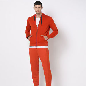 Sudadera con Capucha para Hombre, al por Mayor, de Primera Calidad, Corte Ajustado, con Cierre, Nueva Moda, Color Sólido Personalizado, Último Diseño, Estilo Urbano - Product Image 3