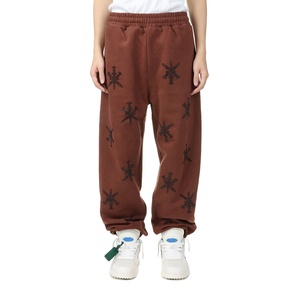 Pantalon de jogging en toile avec strass brillant pour hommes Vêtements de sport bling-bling Style de rue Mode décontractée Cordon de serrage respirant Séchage rapide - Product Image 2