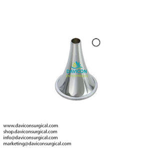 GRUBER oreille SPECULA infantile et enfant pointe ovale, 2.5MM X 4MM I.D. CHROME PLAQUÉ - Product Image 5