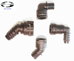 Abrazadera de tres tubos Hatch PA12 24mm-24mm-24mm 1/8" 1/4" 1/2" Moldeo por inyección para automóvil - Product Image 5