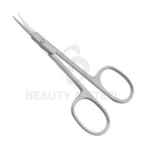 Professional Straight Cuticle Scissors with Needle-Sharp Tips and <b>Sandblasted</b> Matte Finish for Precision Care - Product Image 5