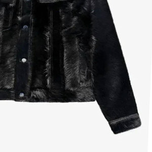 New Arrival Printed Design Cowhide Leather <b>Jackets</b> Hair On Leather <b>Jackets</b> Apparel Clothing Cowhide Leather <b>Jackets</b> - Product Image 4